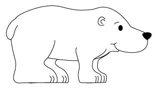 Webbywanda.tv How to draw a cartoon Polar Bear